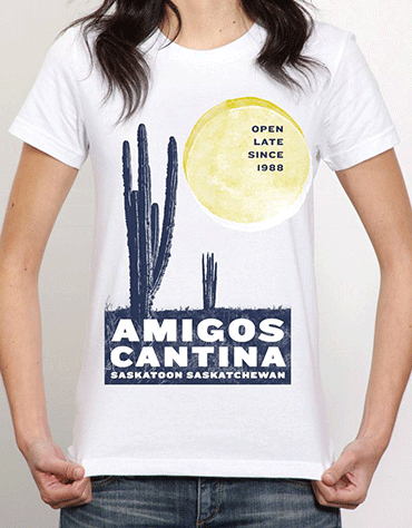 T-shirt for Amigos Cantina